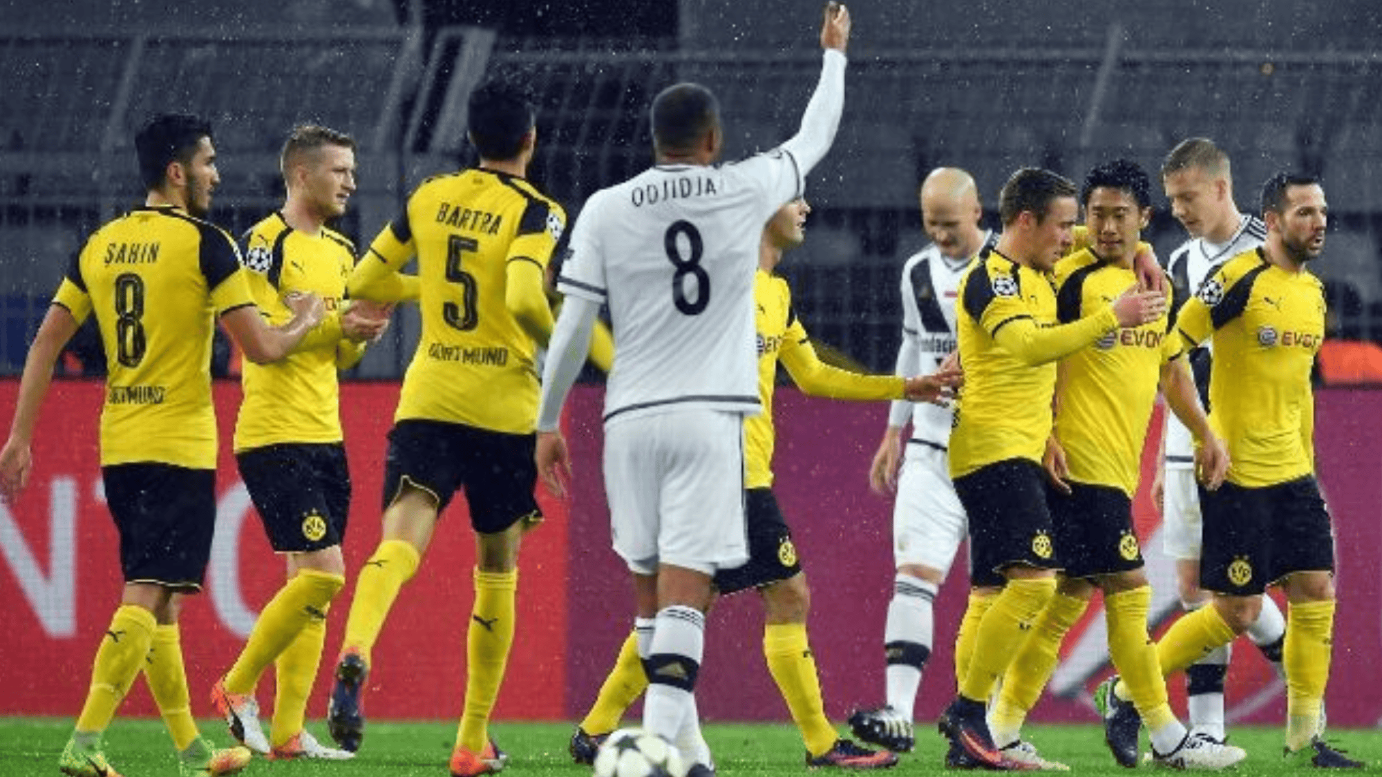 borussia dortmund 8 4 legia warsaw 2016 uefa champions