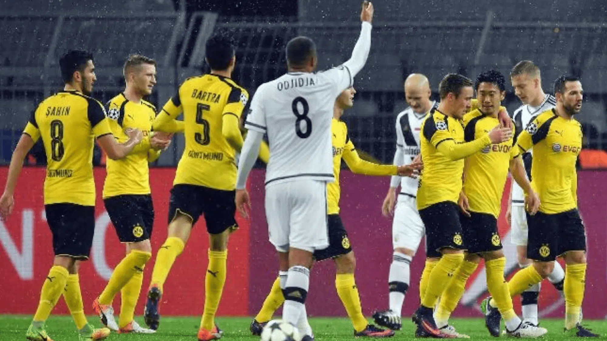 borussia dortmund 8 4 legia warsaw 2016 uefa champions