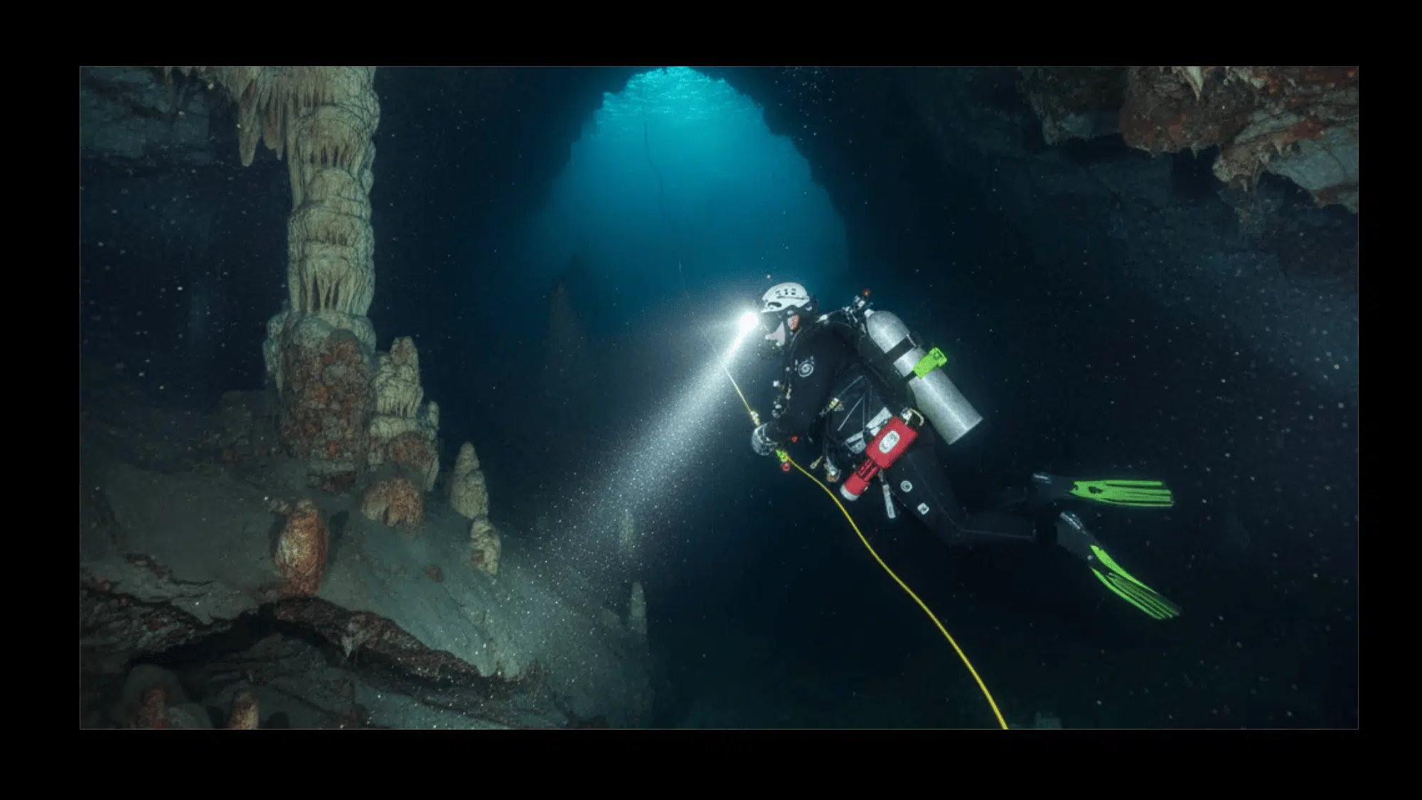 cave diving