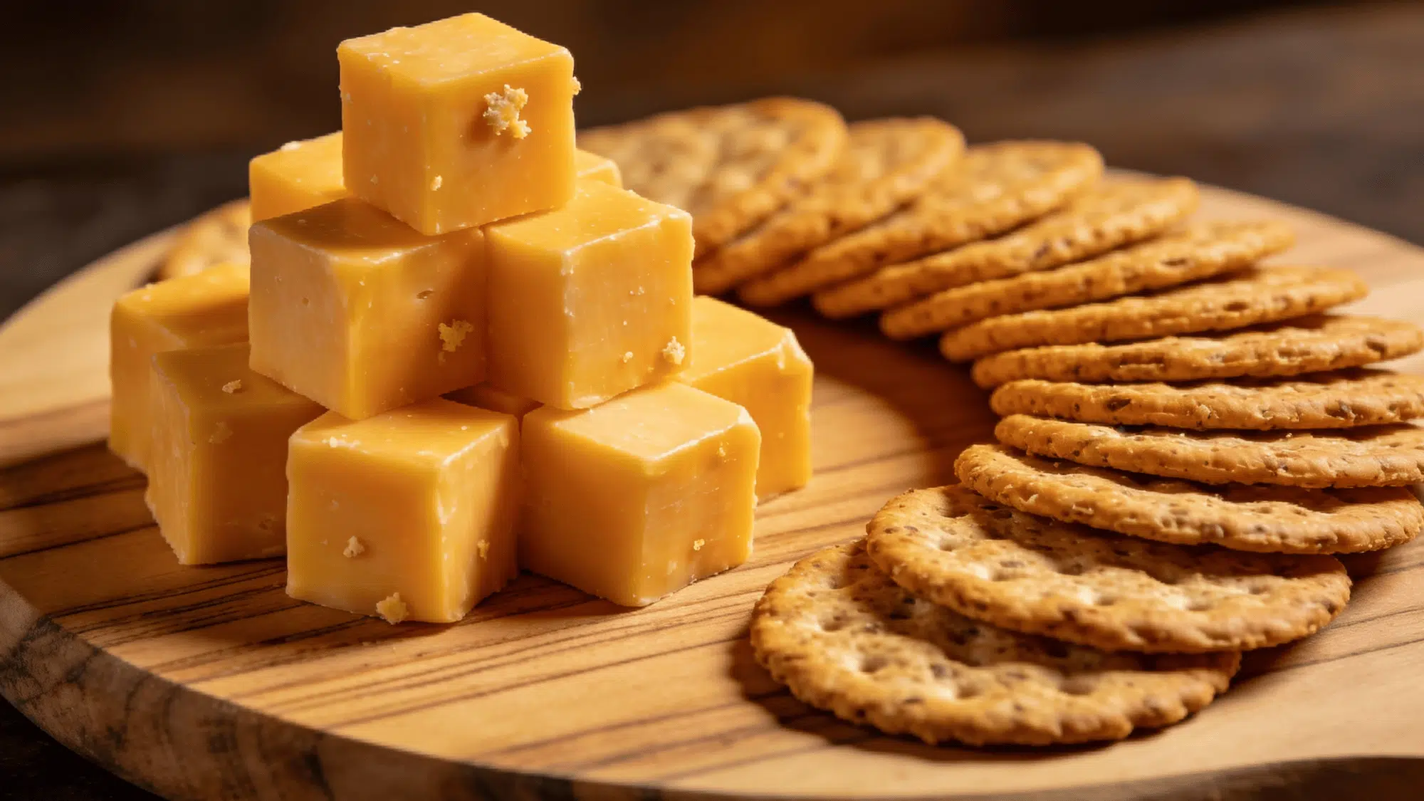 cheese with whole grain crackers