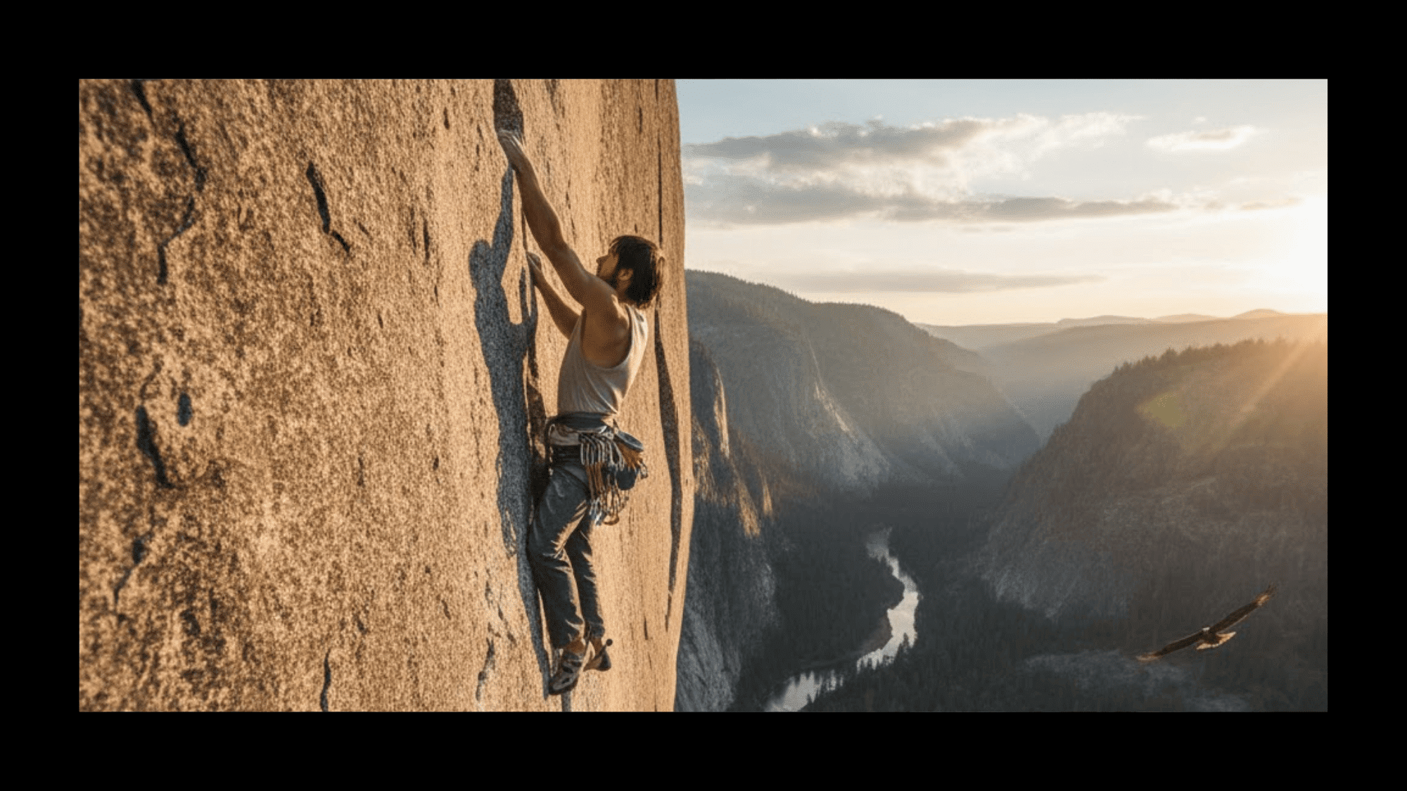 free solo rock climbing