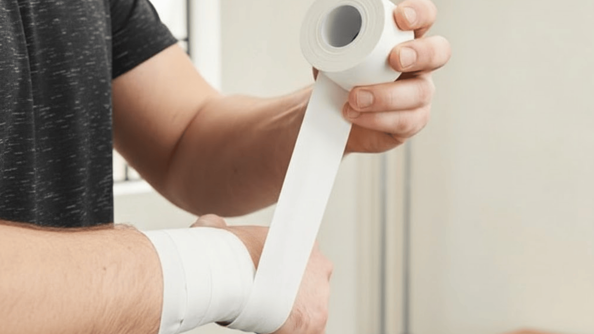 how to tape with rigid athletic tape