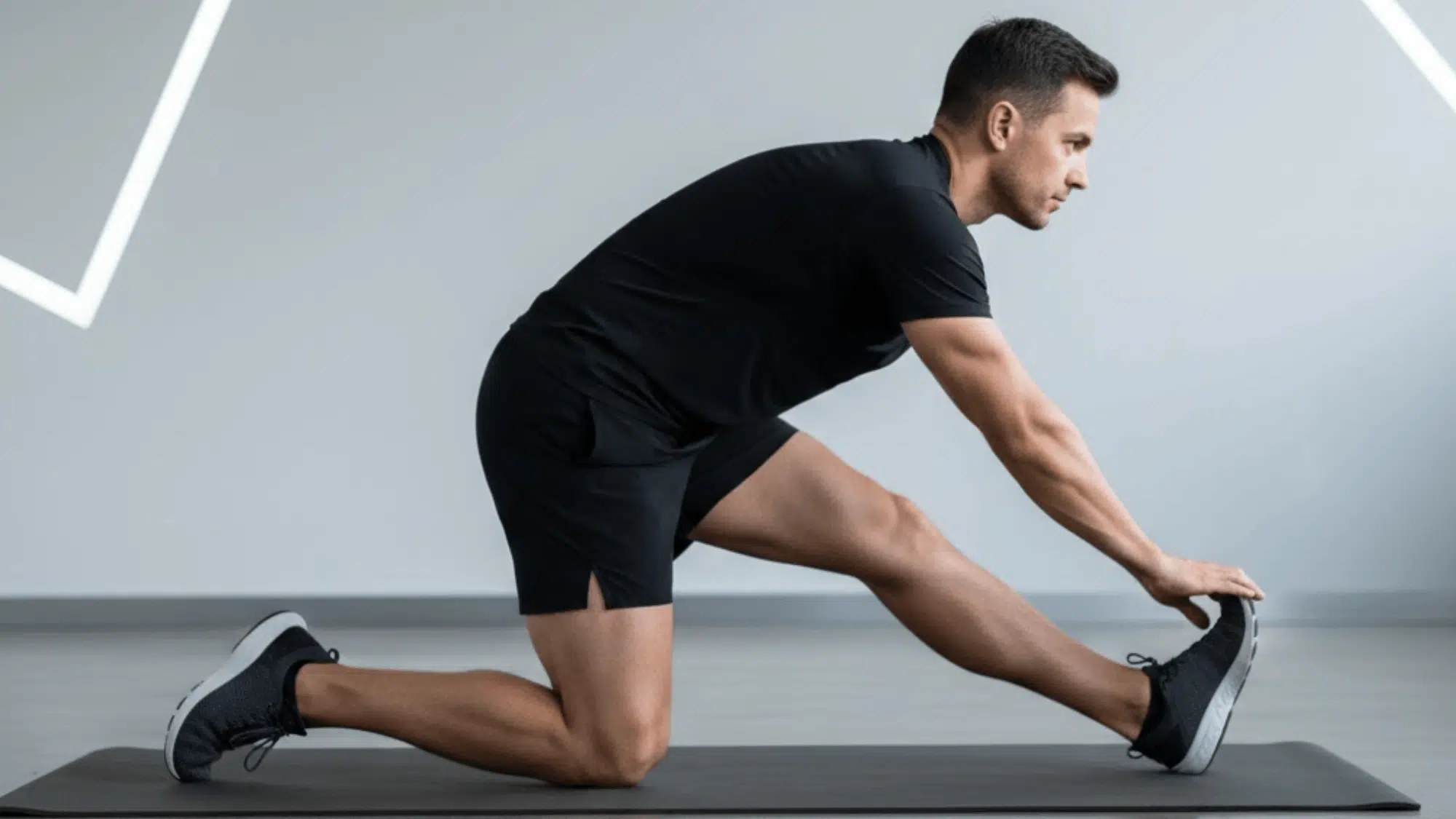 quad and hamstring stretching