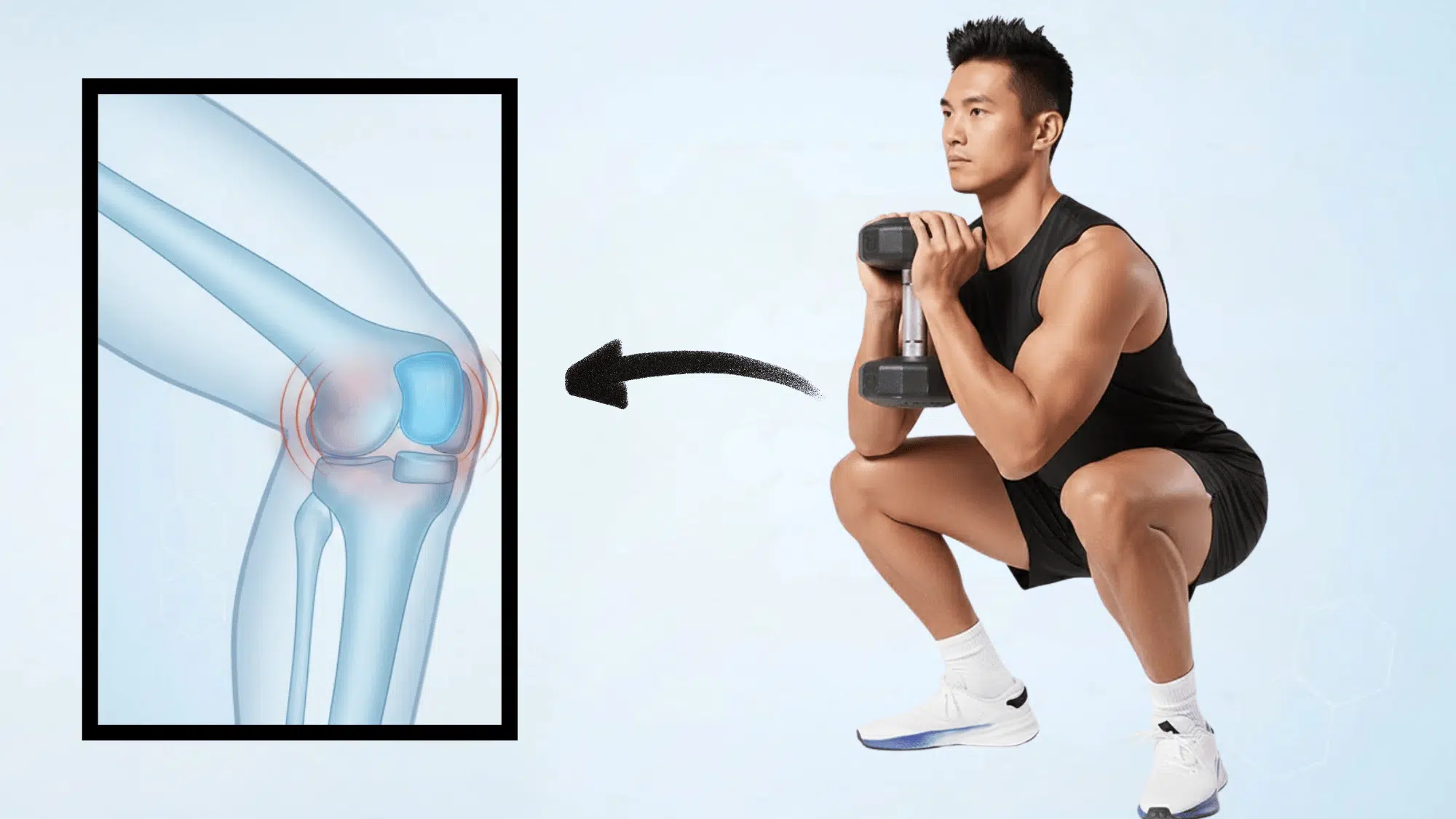 reasons of knee pain When squatting prevention treatment