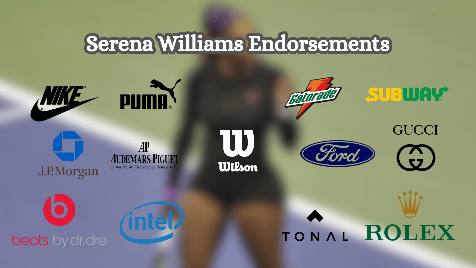 Serena Williams Endorsements: The Big Brand List