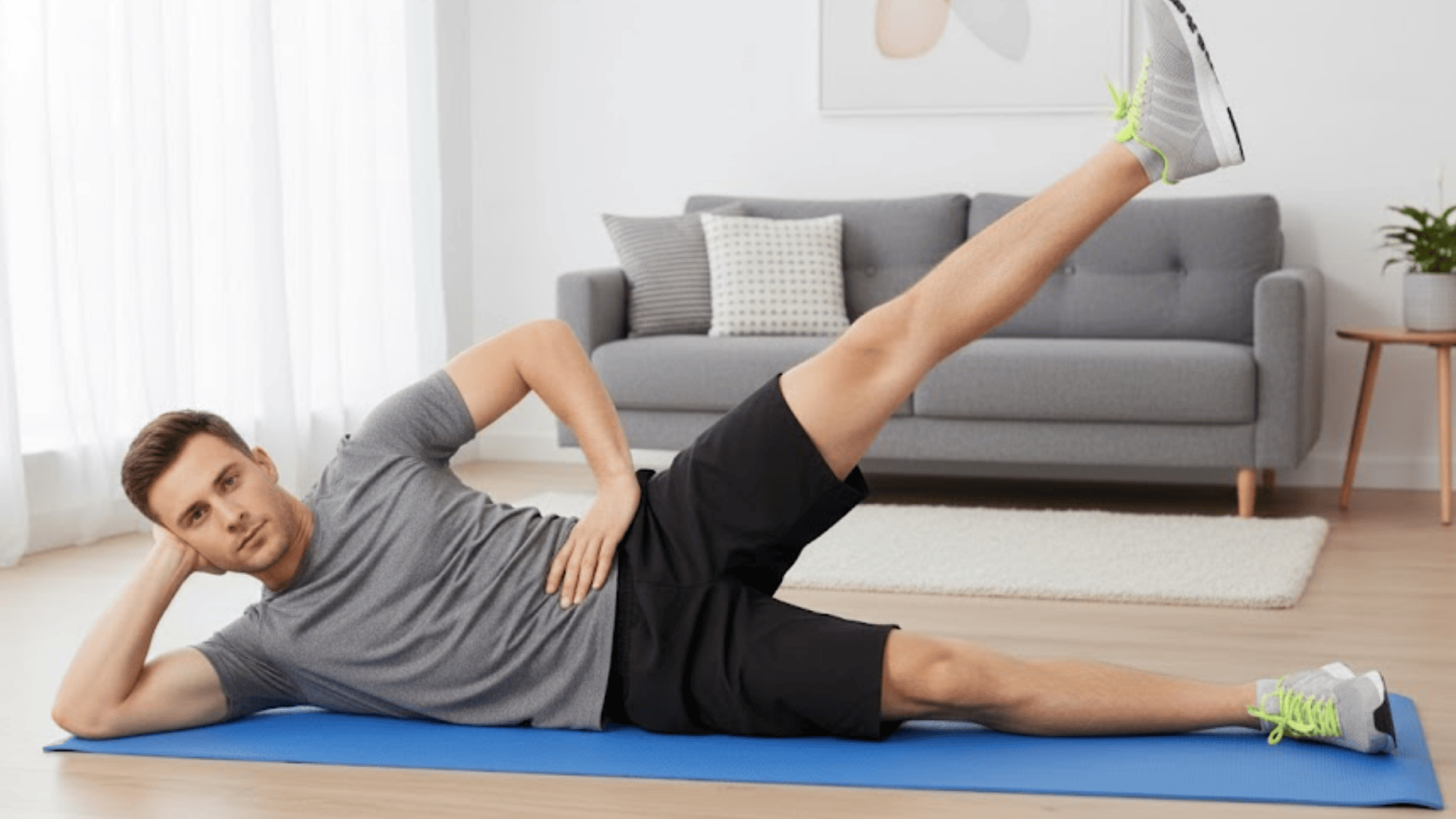 side lying leg lifts glute medius