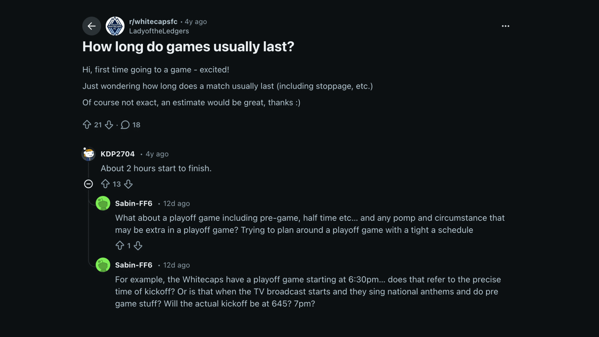 what do soccer fans say