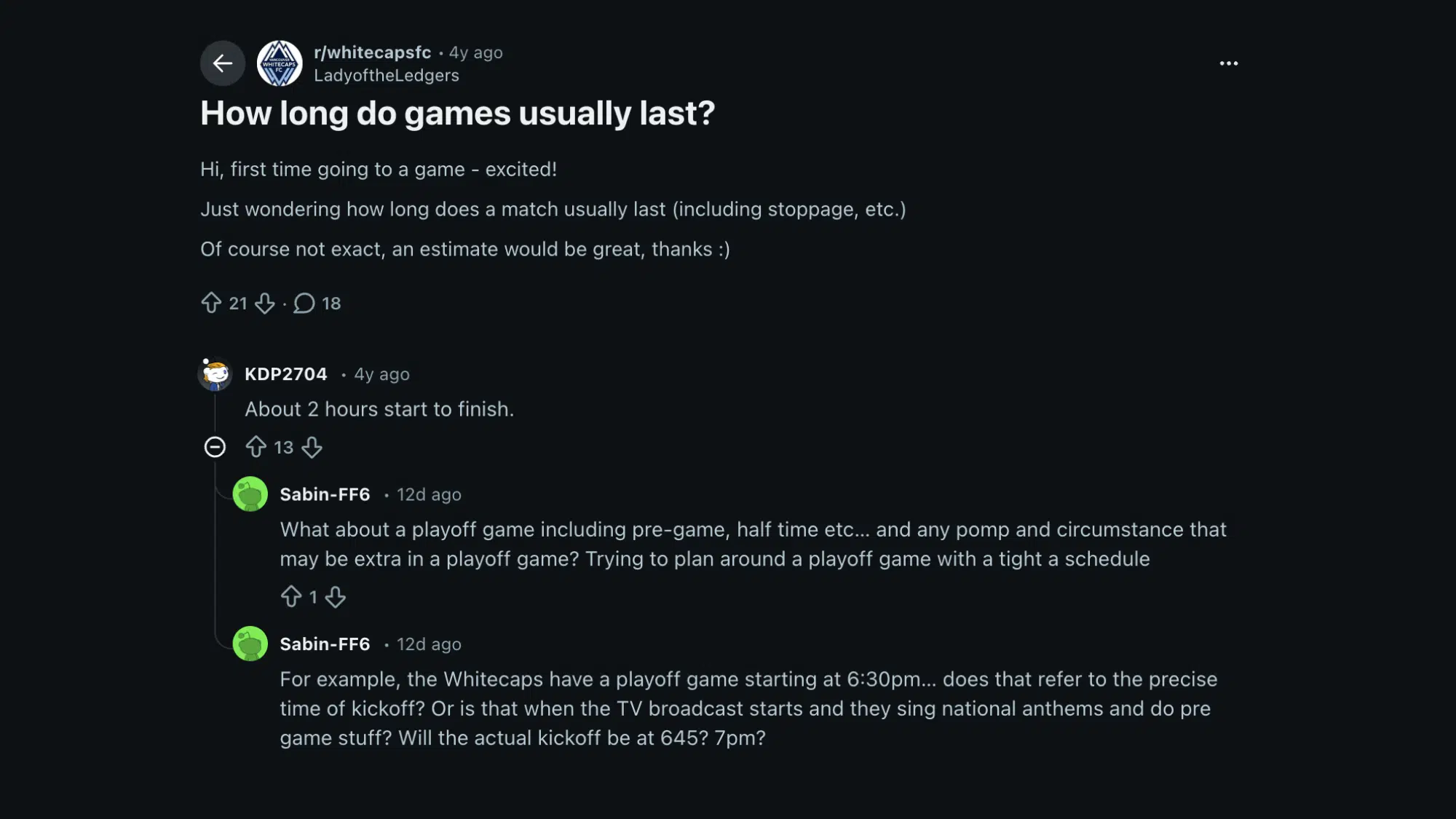 what do soccer fans say