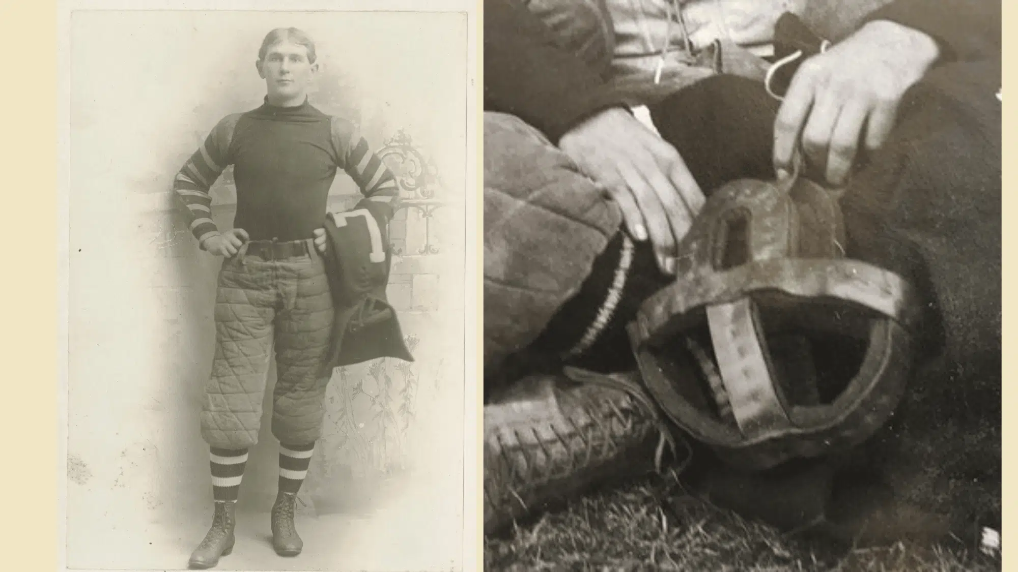 george rose barclay and the first true football helmet 1894