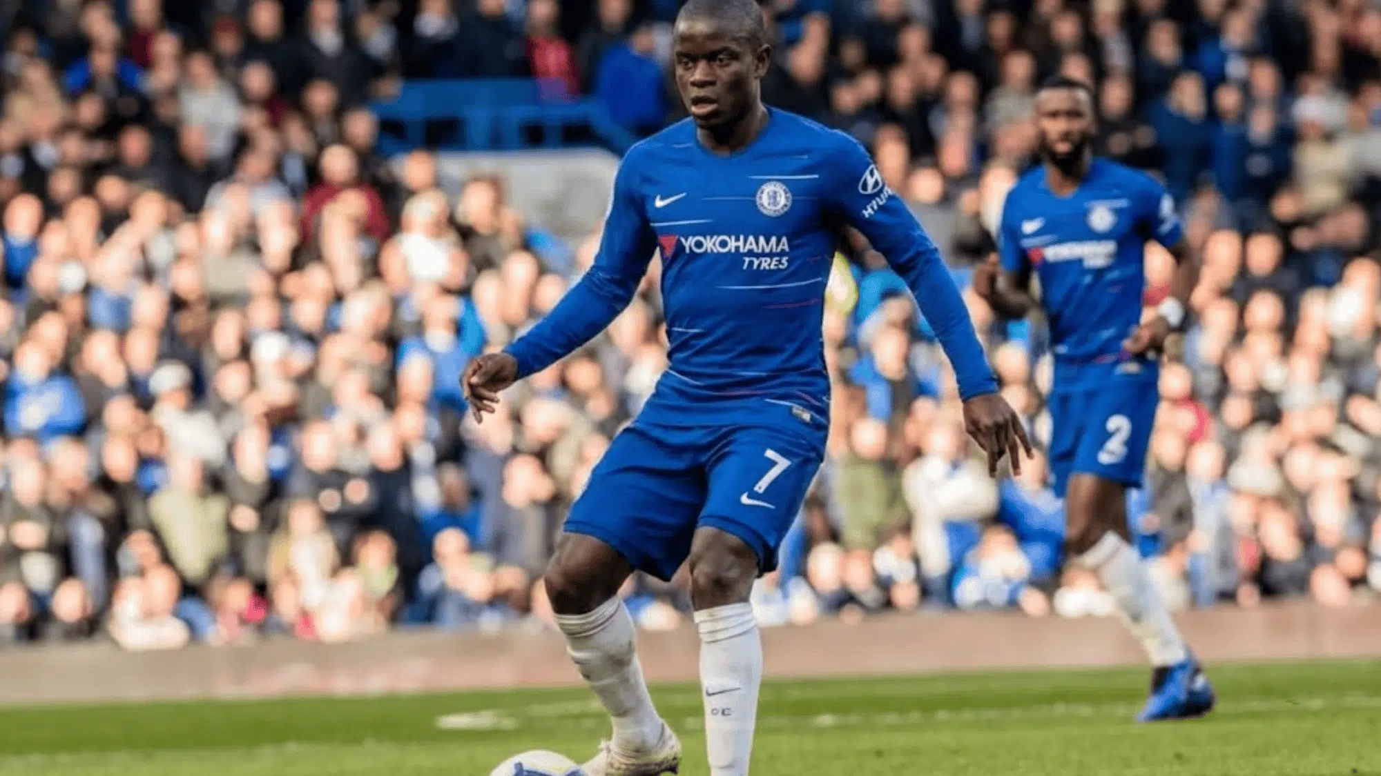 holding up play and linking the attack