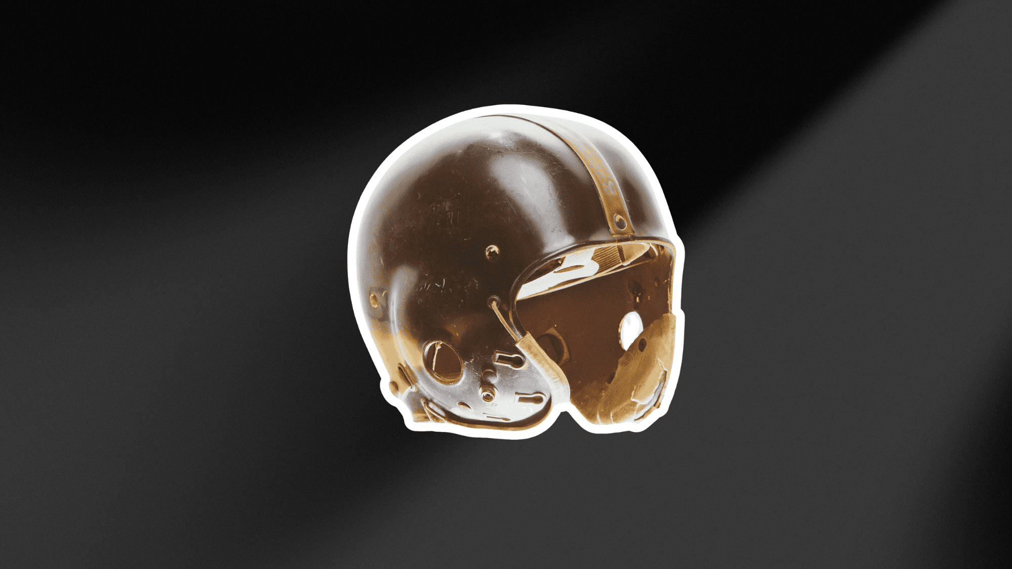 the first plastic football helmet 1939 1940