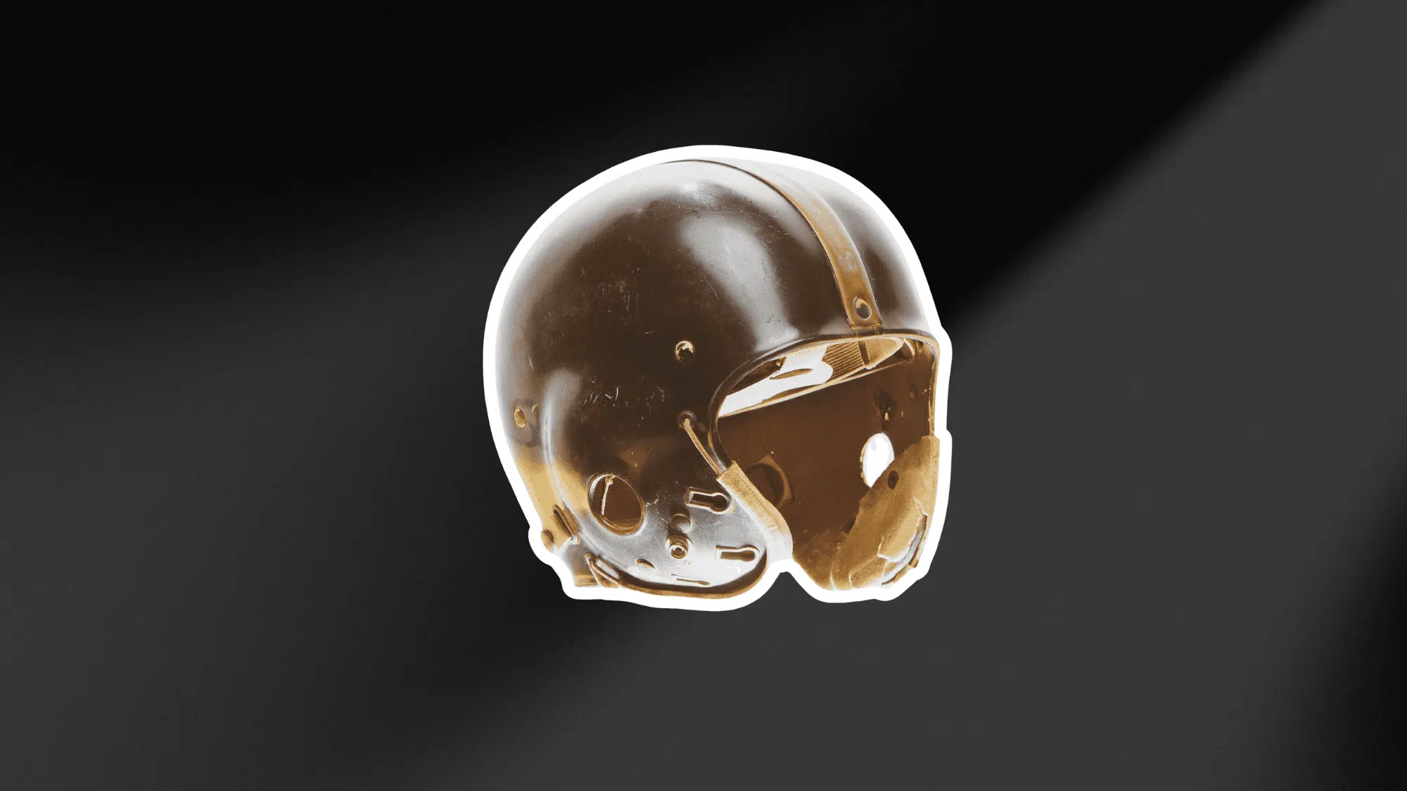 the first plastic football helmet 1939 1940