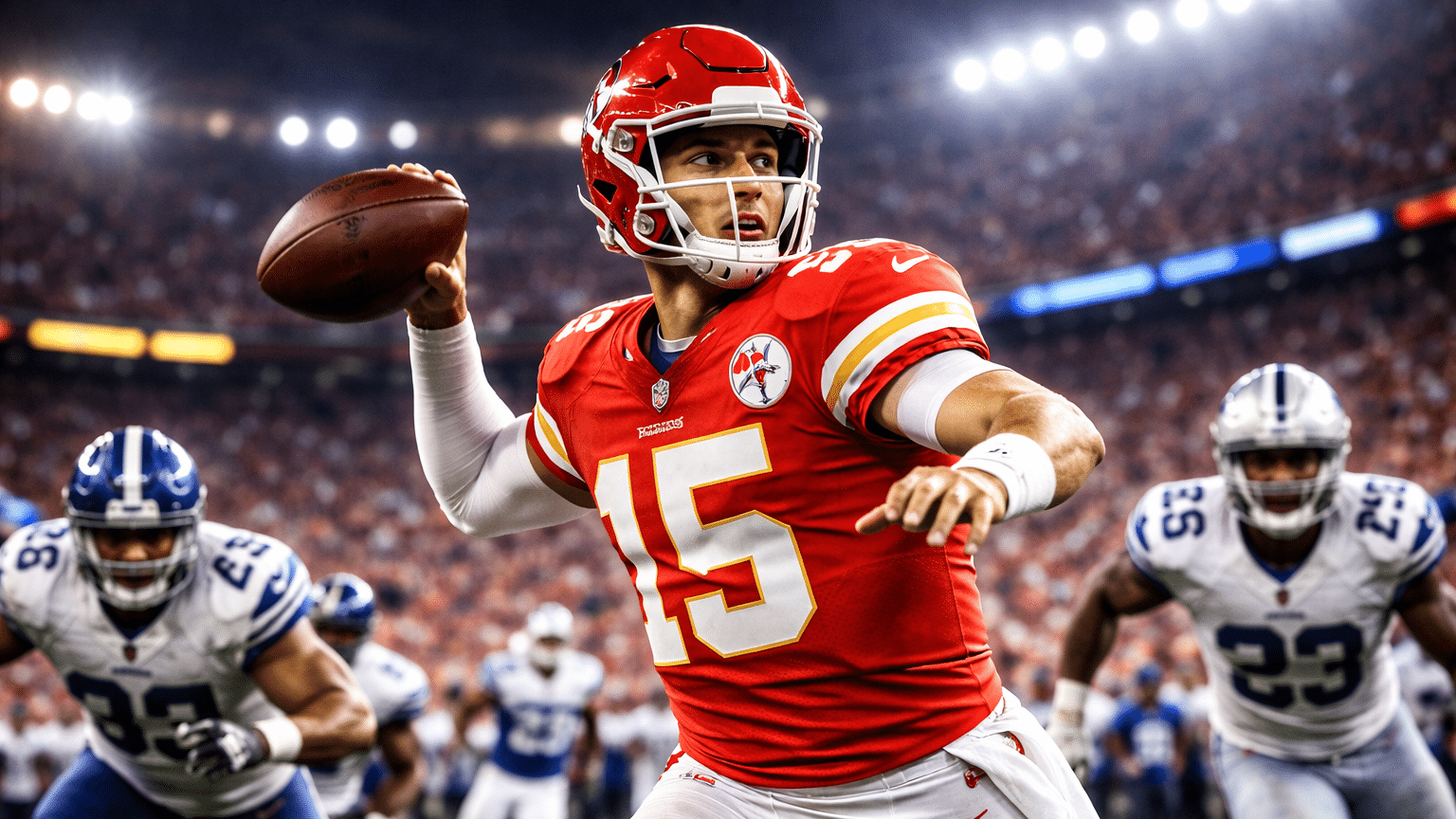 a player with jersey no 15 have ball in his hand