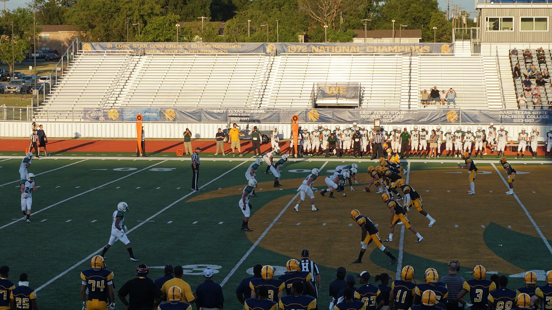 dime defense in football teams lined up pre snap
