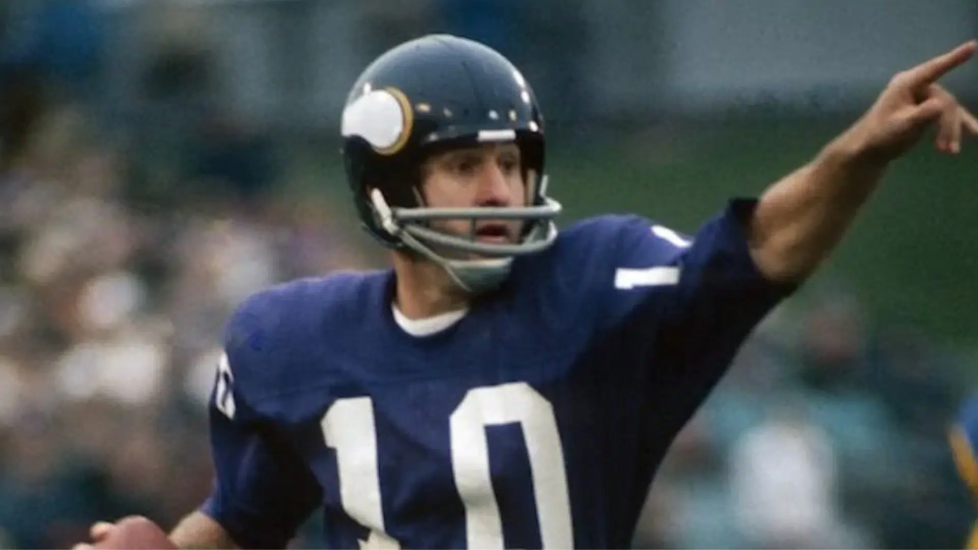 fran tarkenton nostagic look while playing