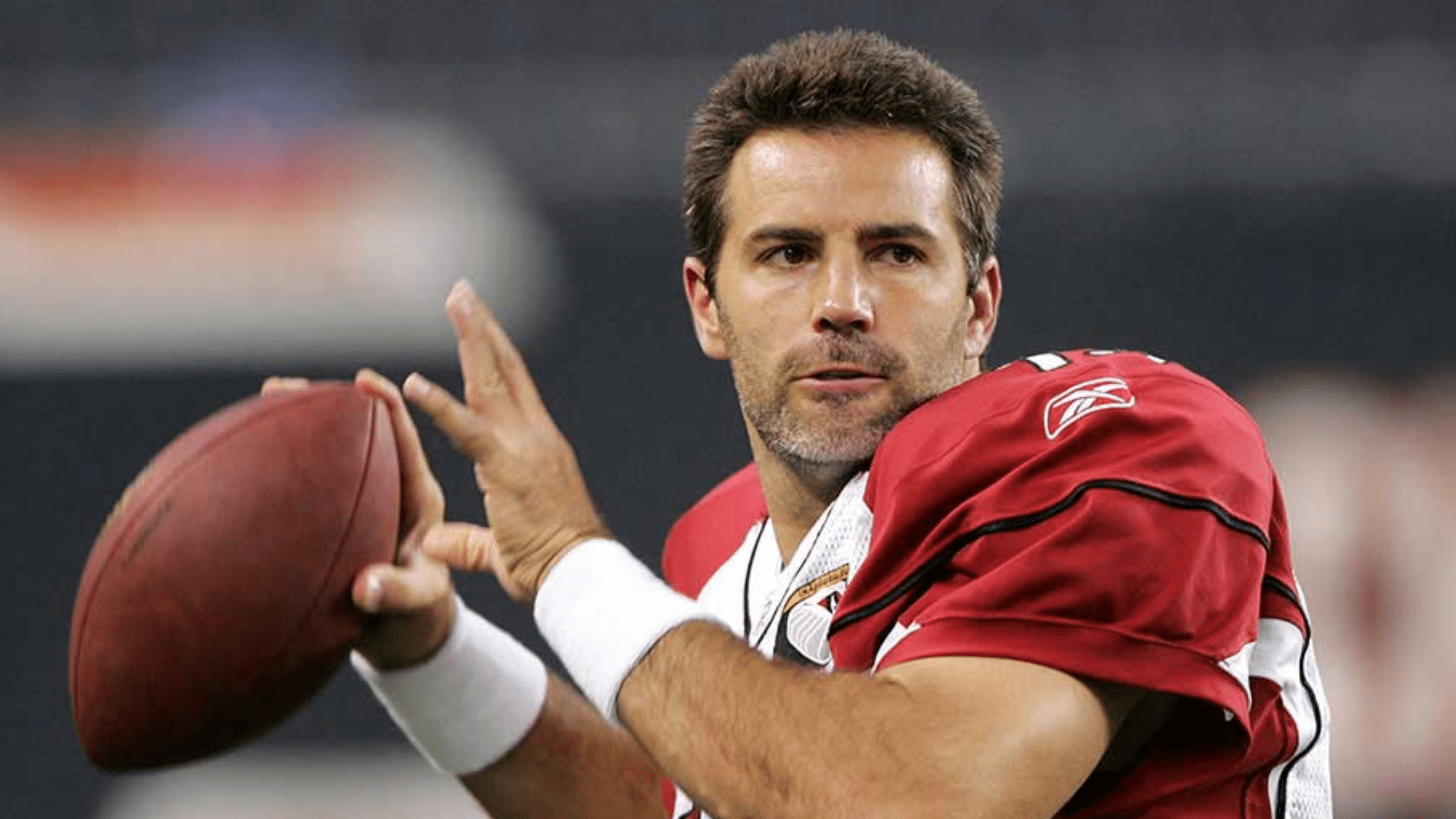 kurt warner ready to throw ball
