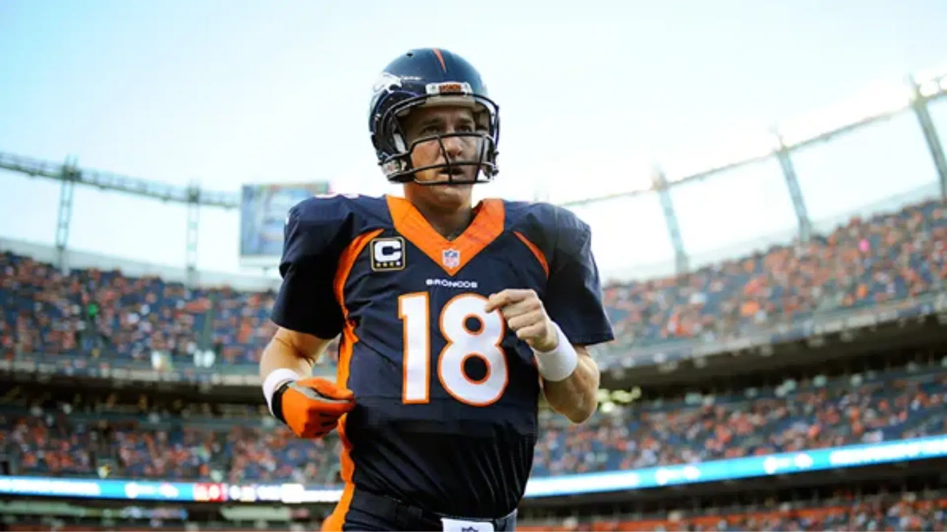 petyon is shown with his 18 number jersey