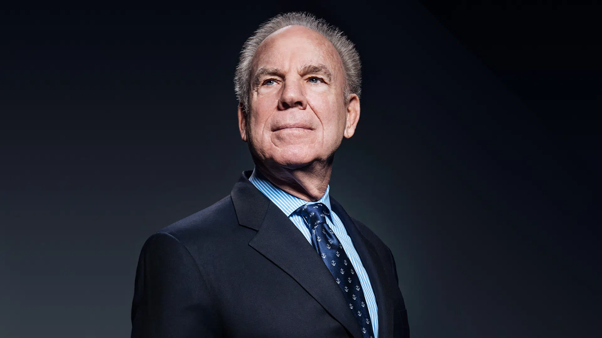 roger staubach iconic look in his blue suit