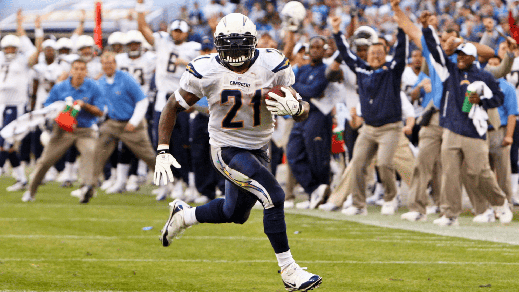 chargers running back touchdown american football facts about american football