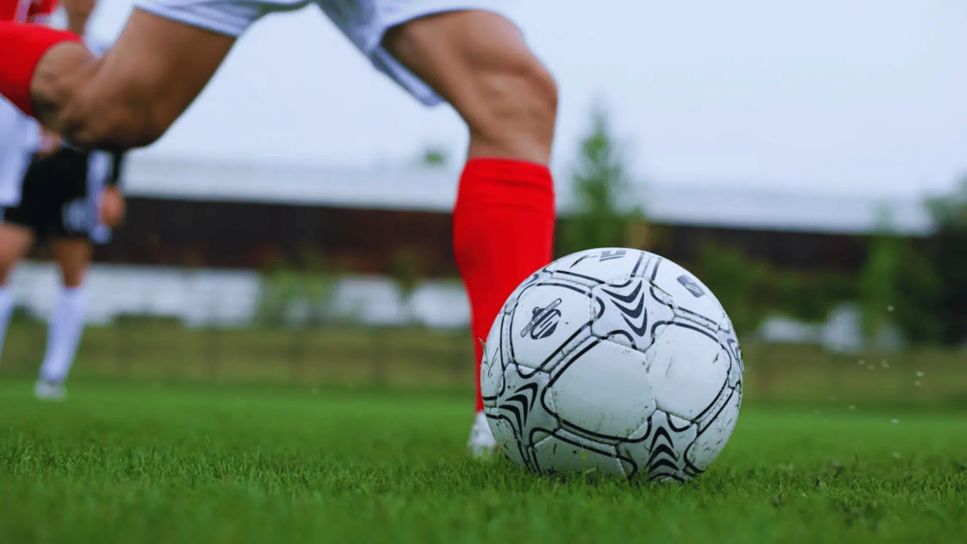 close up of playing football