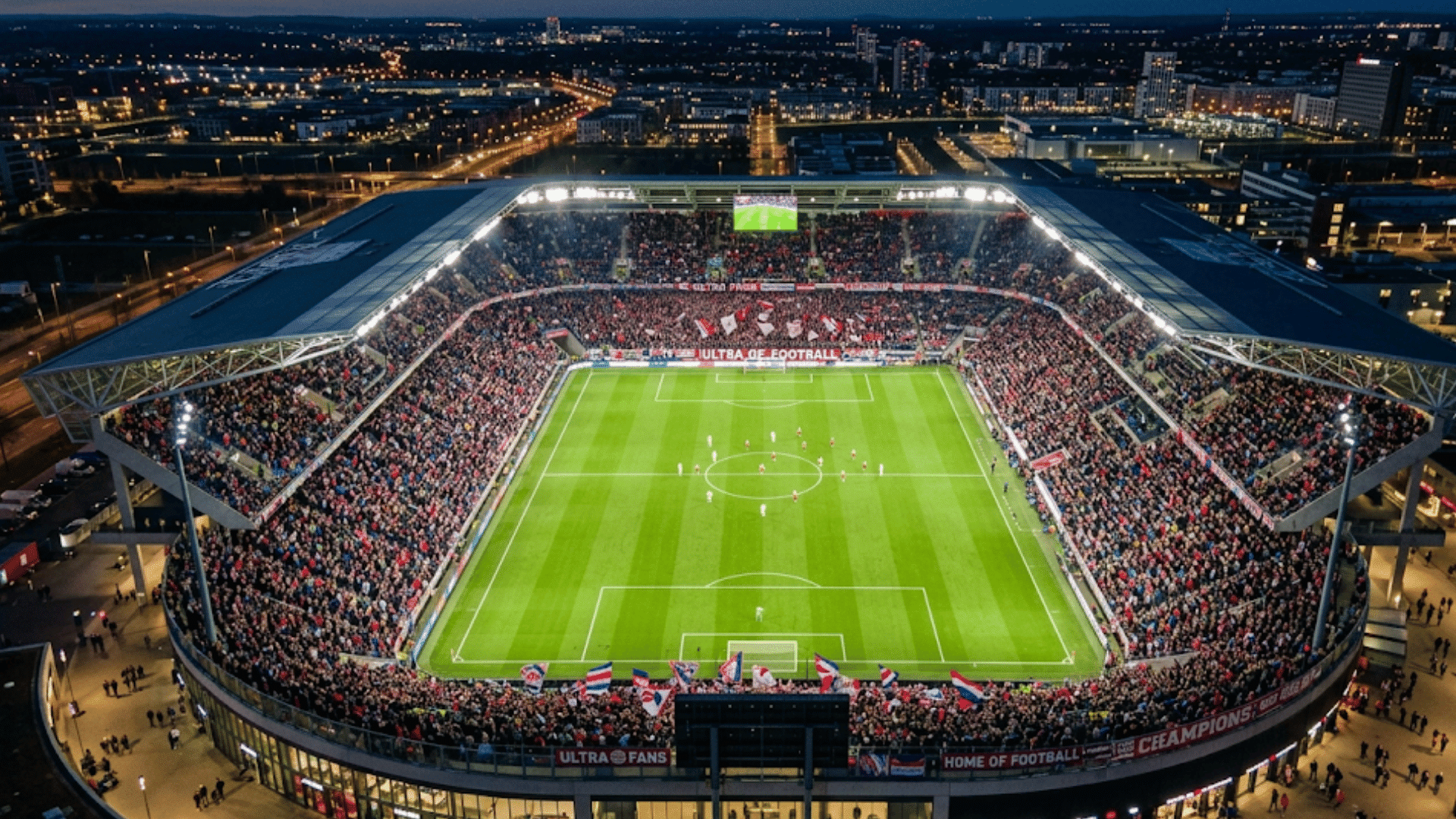 crowded football stadium at night with bright lights and skyline what is the largest soccer only stadium in the us full guide