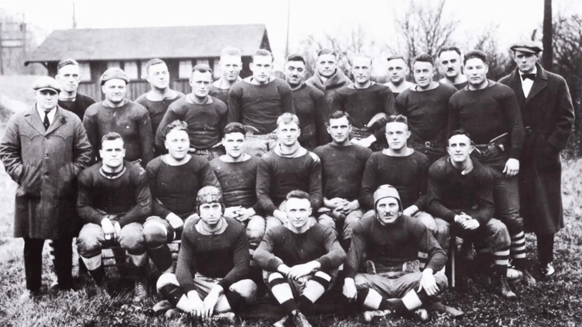 early american football team black and white american football facts about american football