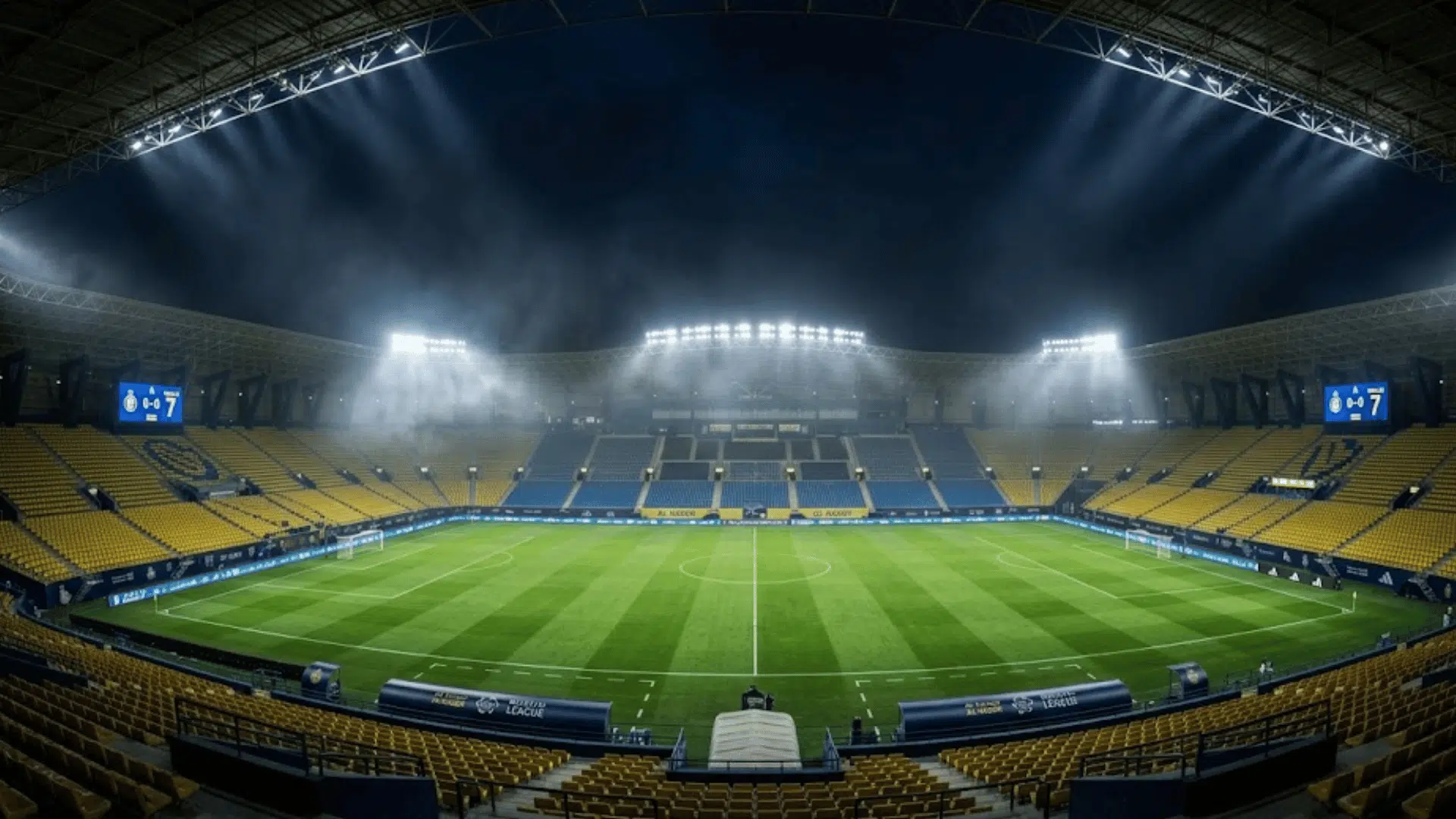 empty soccer stadium with bright lights and green field view top highest paid athletes in the world