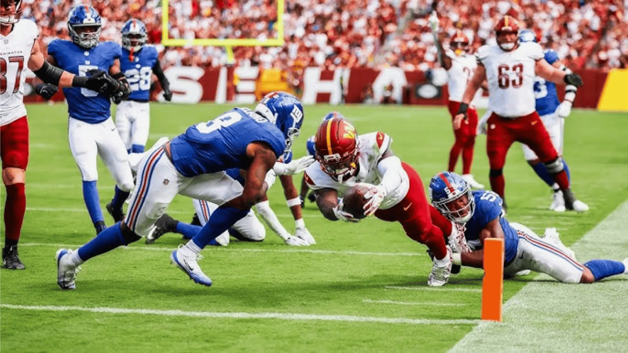 player diving for touchdown american football facts about american football