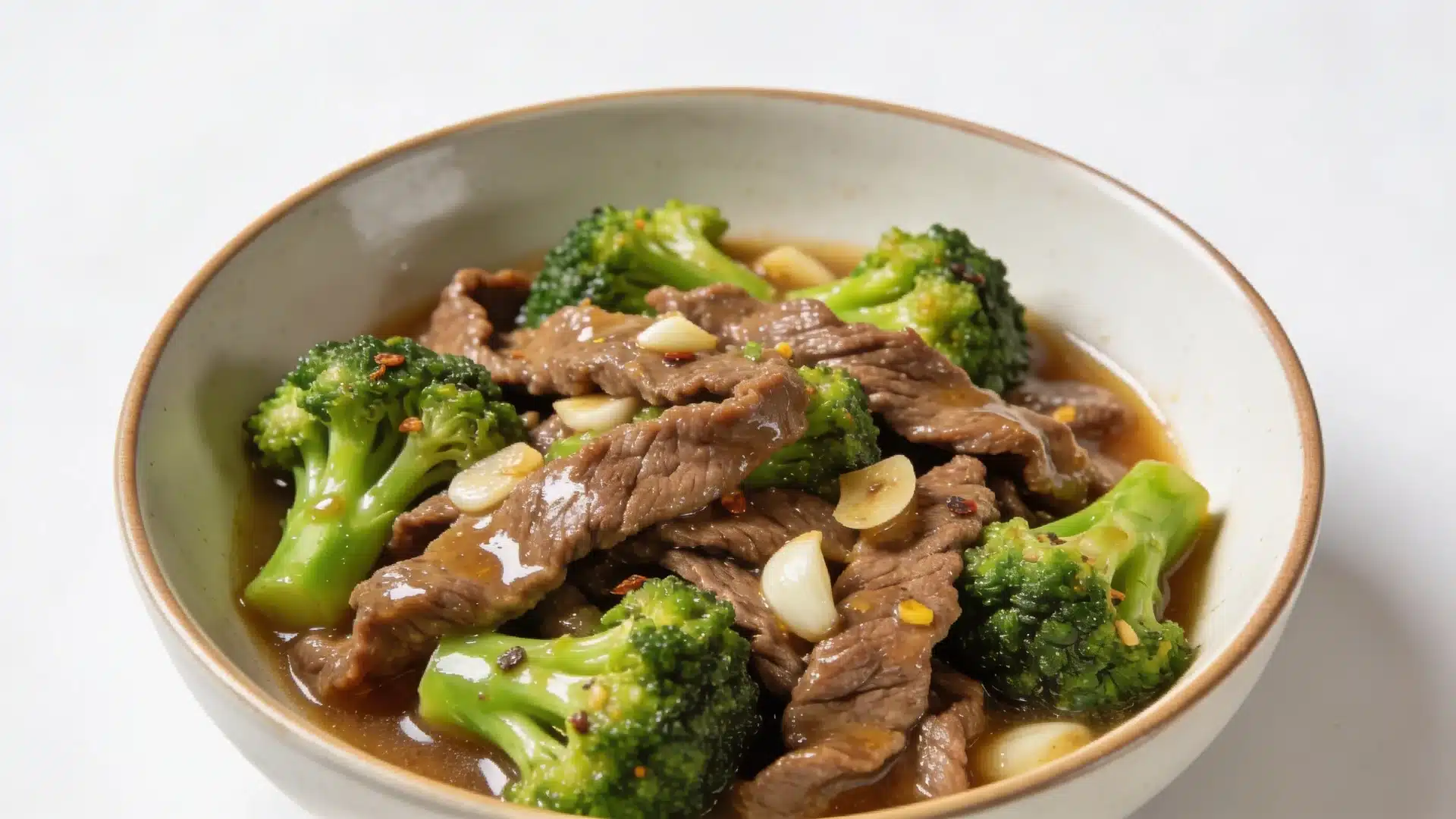 beef stir fry with broccoli in a bowl perfect for high protein snacks weight loss and healthy meals