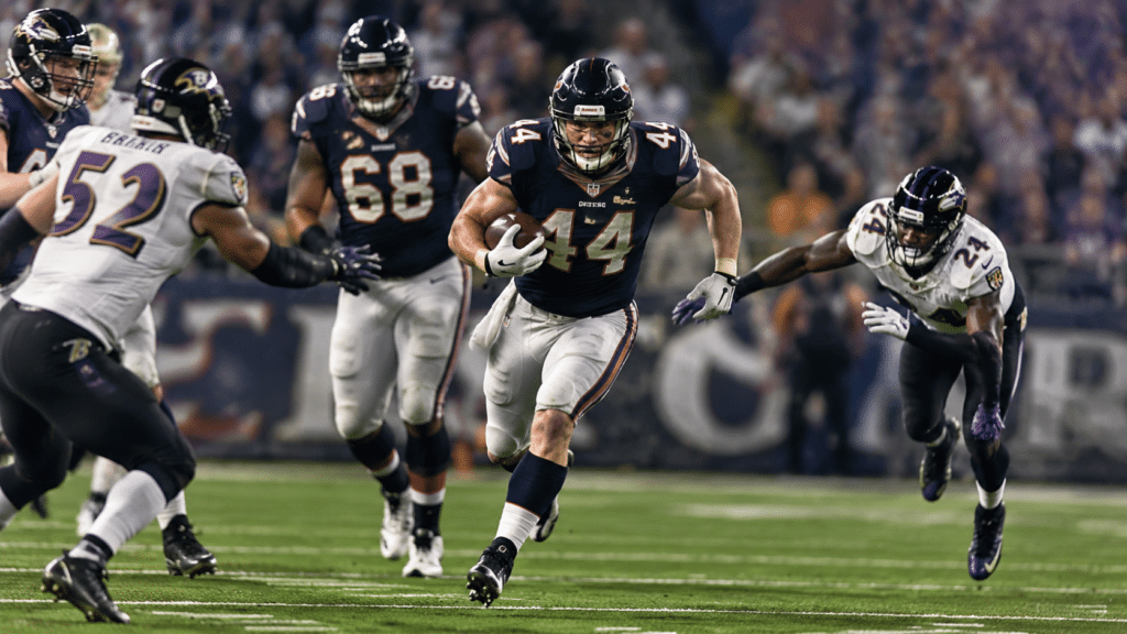 What is a fullback in football a fullback lined up in the backfield directly behind the quarterback on offense