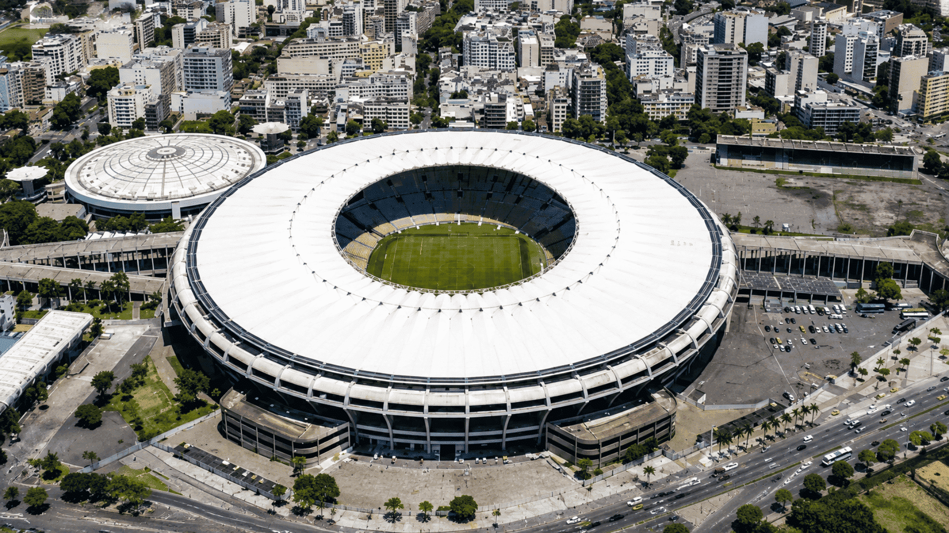 aerial view of maracana stadium in rio de janeiro one of the fifa womens world cup 2027 venues