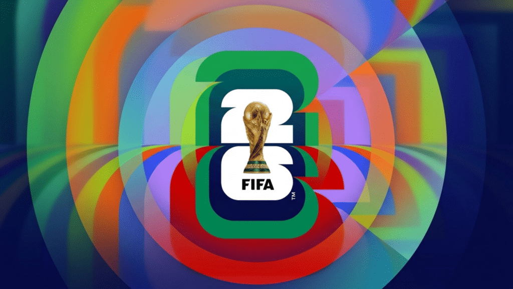 fifa world cup 2026 logo highlighted on event branding materials ahead of international competition