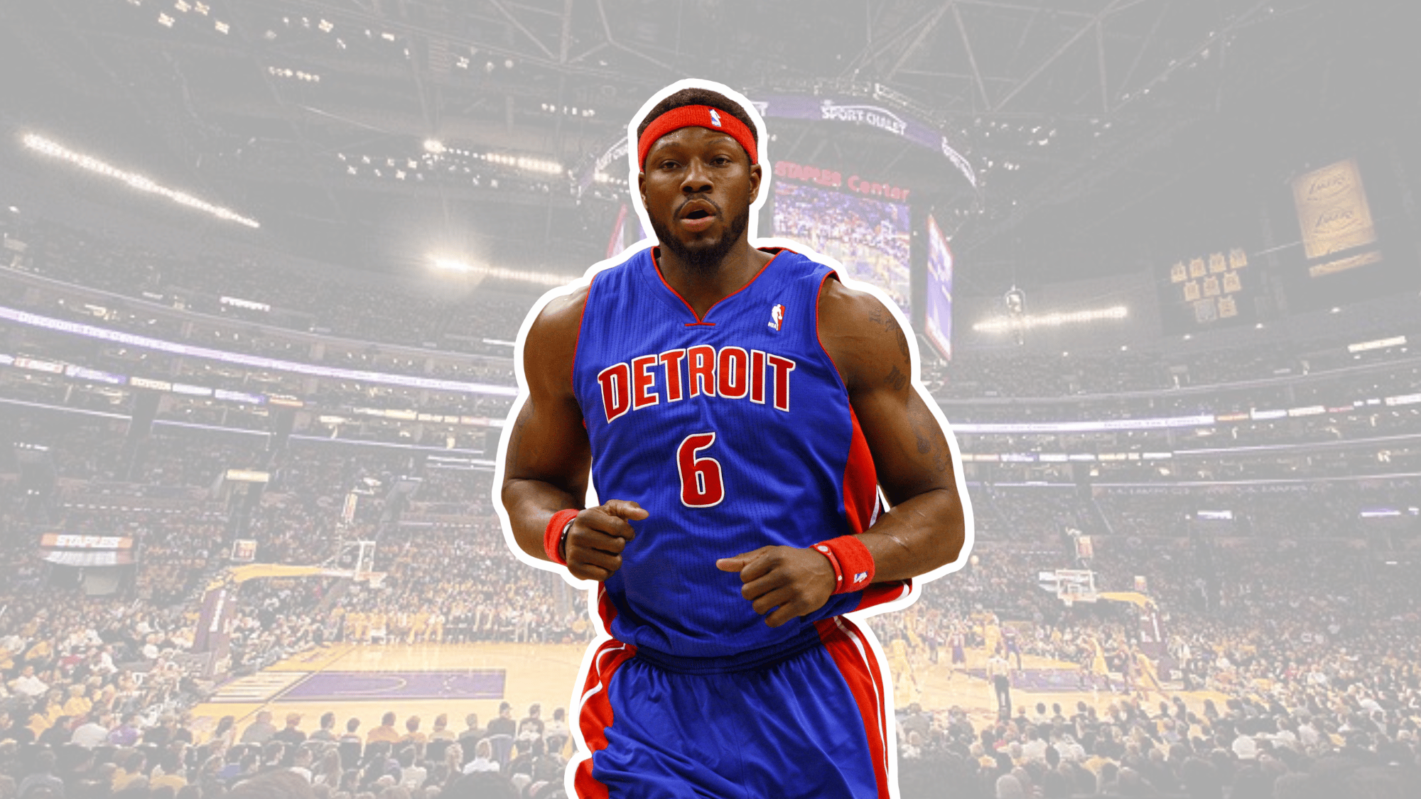 ben wallace portrait as a former nba basketball player known