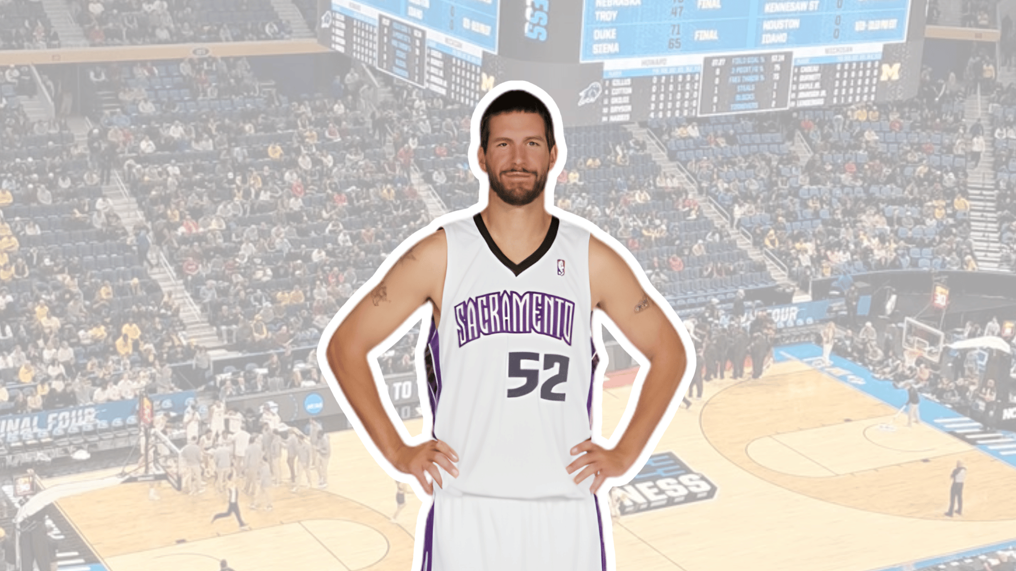 brad miller portrait as a former nba player known for his shooting passing and versatility skills
