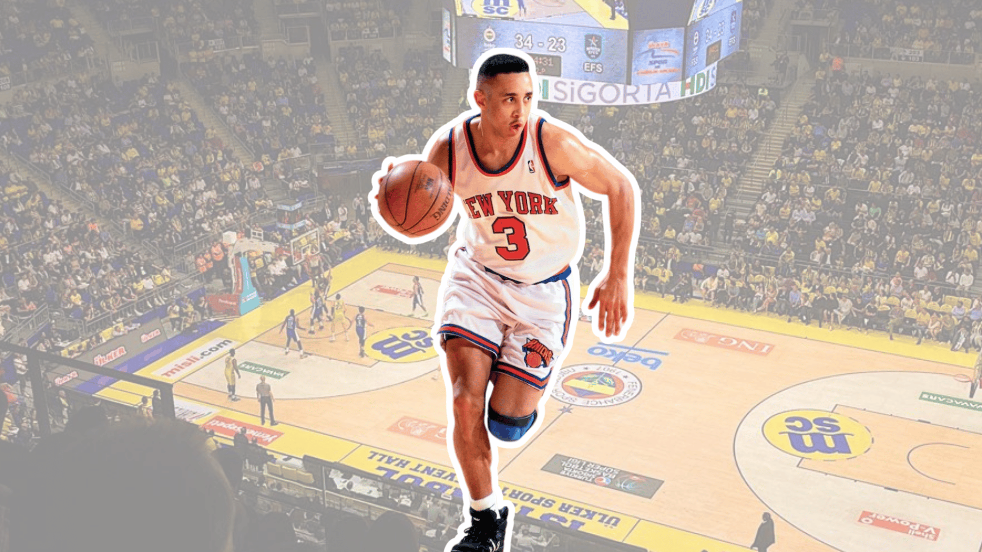 john starks portrait as a former nba player known for his explosive athleticism and defense