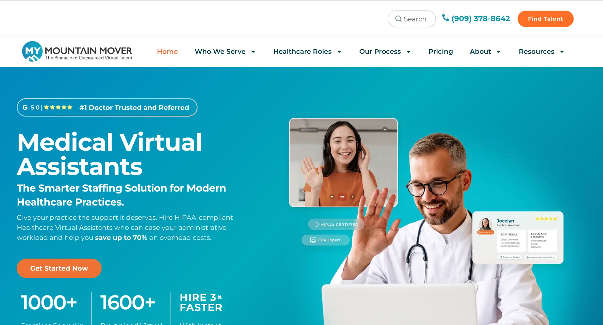 Smiling male doctor with stethoscope using laptop, conducting virtual medical consultation