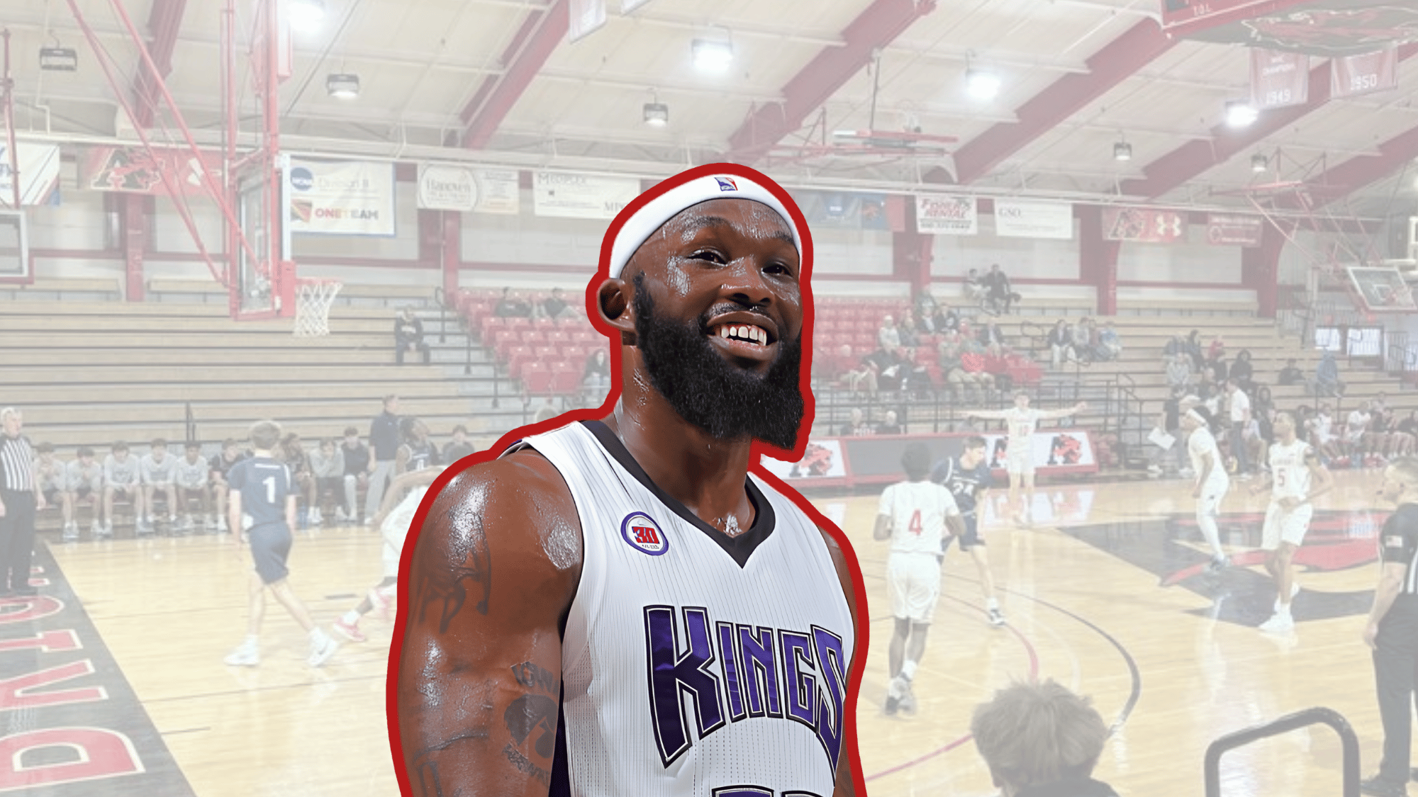 reggie evans portrait as a former nba player known for rebounding defense and physical play