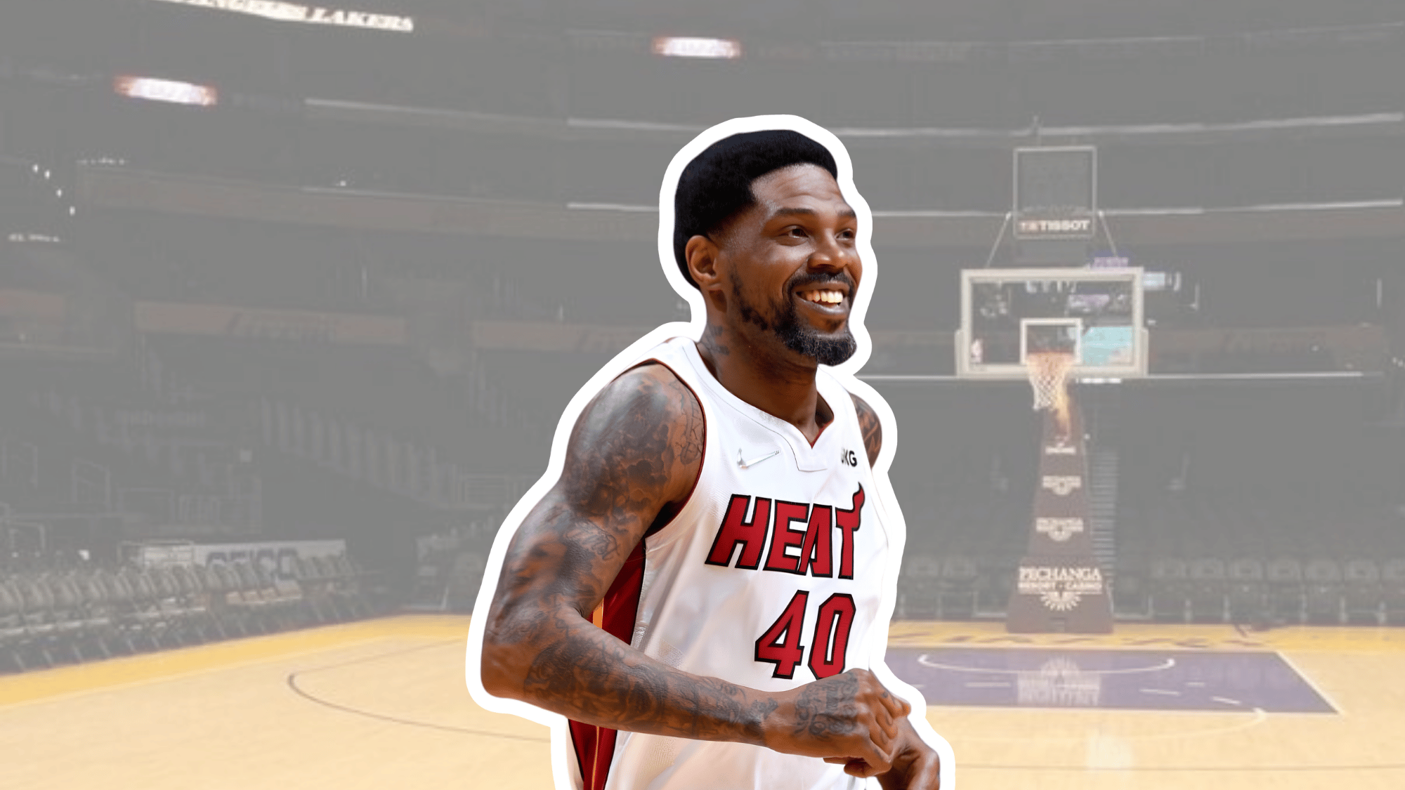 udonis haslem portrait as a former nba player known for defense leadership and rebounding skills